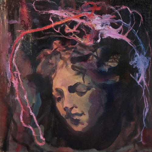 ​Pierre Halé, oil painting, Feminine Face