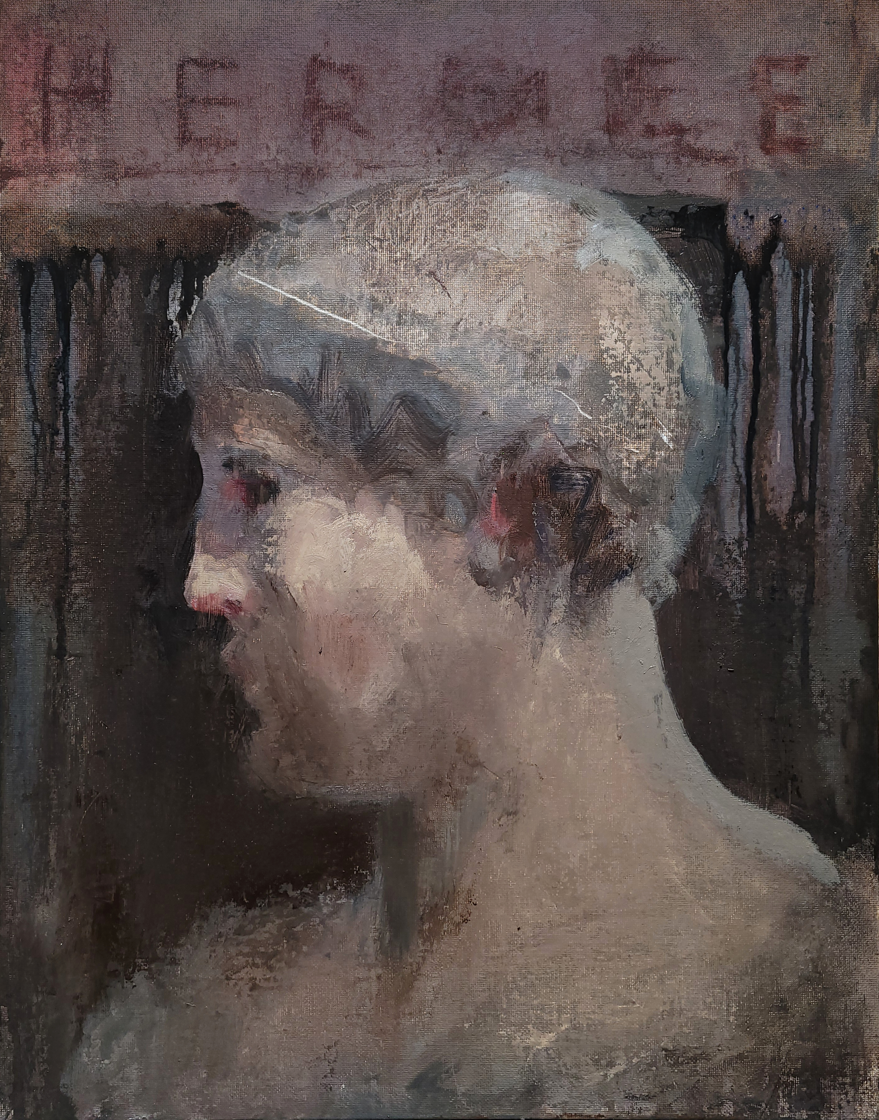 ​Pierre Halé, Hermes, oil on canvas