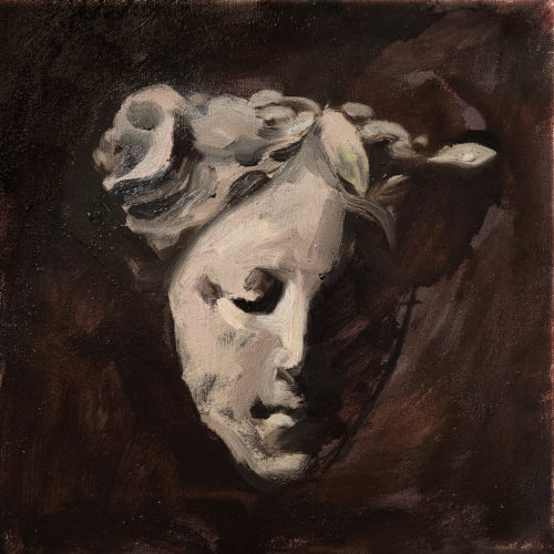 Pierre Halé, Girl's Face oil painting