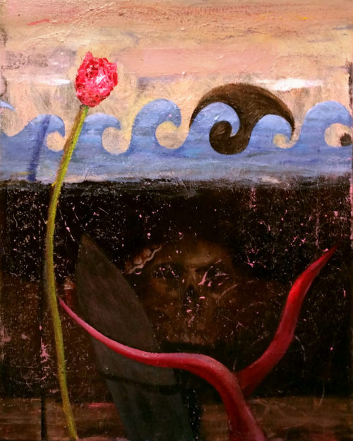 Pierre Halé, Underworld, 14 x 16", oil on panel