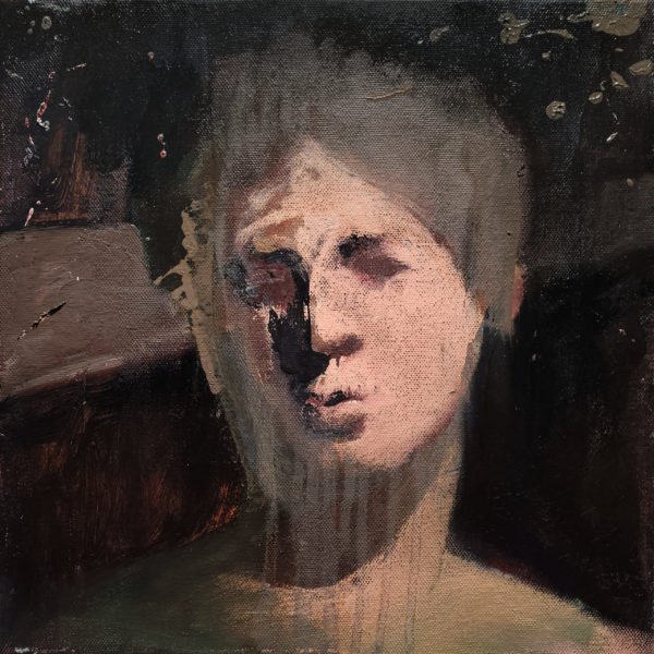 ​Pierre Halé, Abeona, oil on 12 x 12" canvas