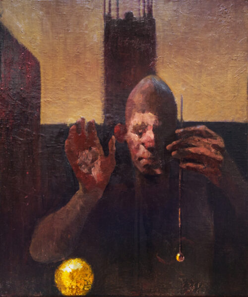 The Arcanist of Cattistock Oil painting by Pierre Halé, called "The Arcanist of Cattistock"